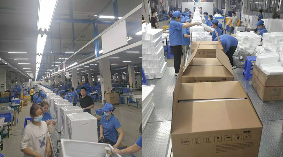 效率保證！金環(huán)電器高效完成英國Argos客戶衣物烘干機生產